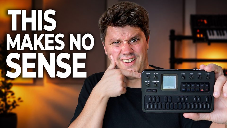 Video thumbnail: Philipp pulling a puzzled face while holding the M-VAVE FM-1, text “This makes no sense”
